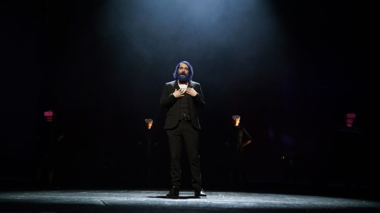 Schauspieler auf der Bühne